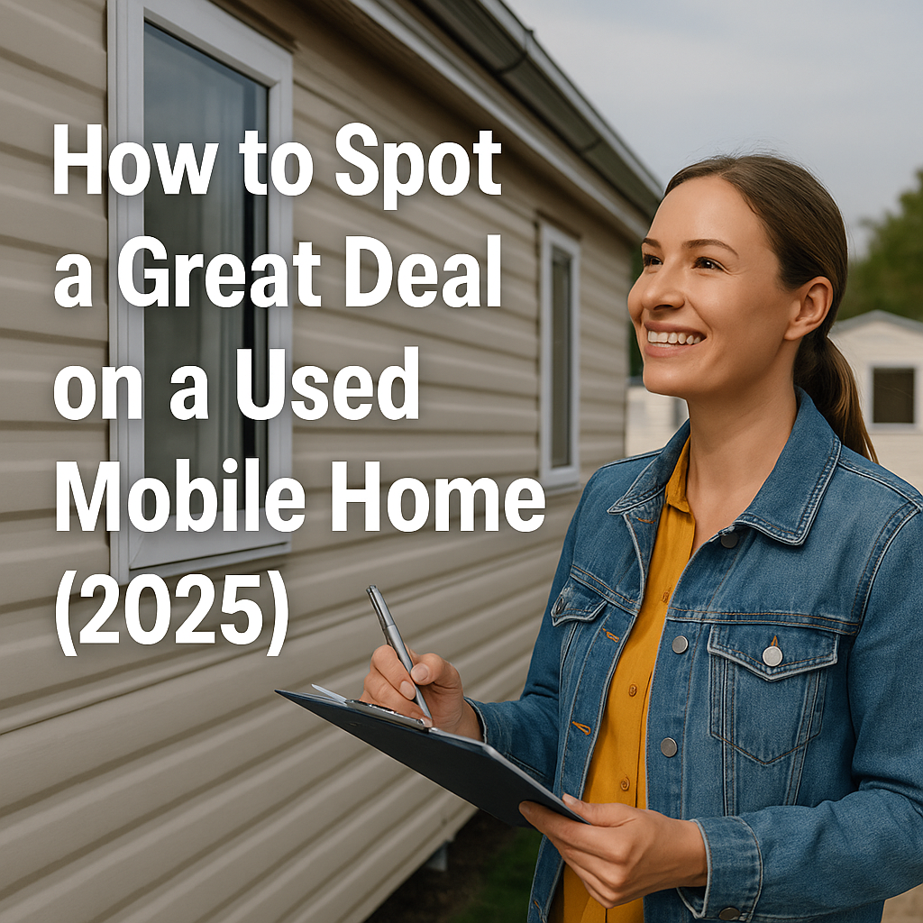 How to Spot a Great Deal on a Used Mobile Home