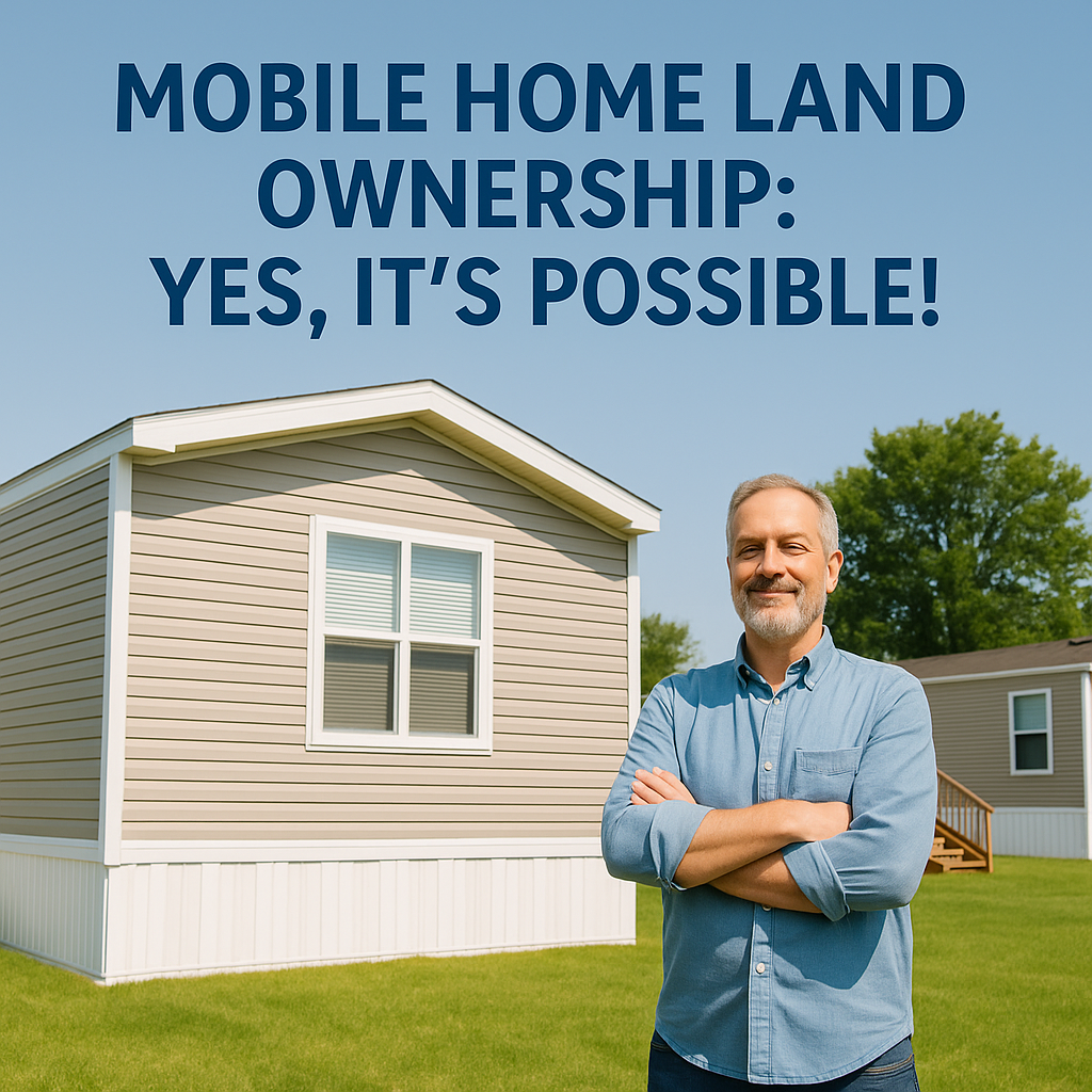 Mobile Home Land Ownership: Yes, It’s Possible!