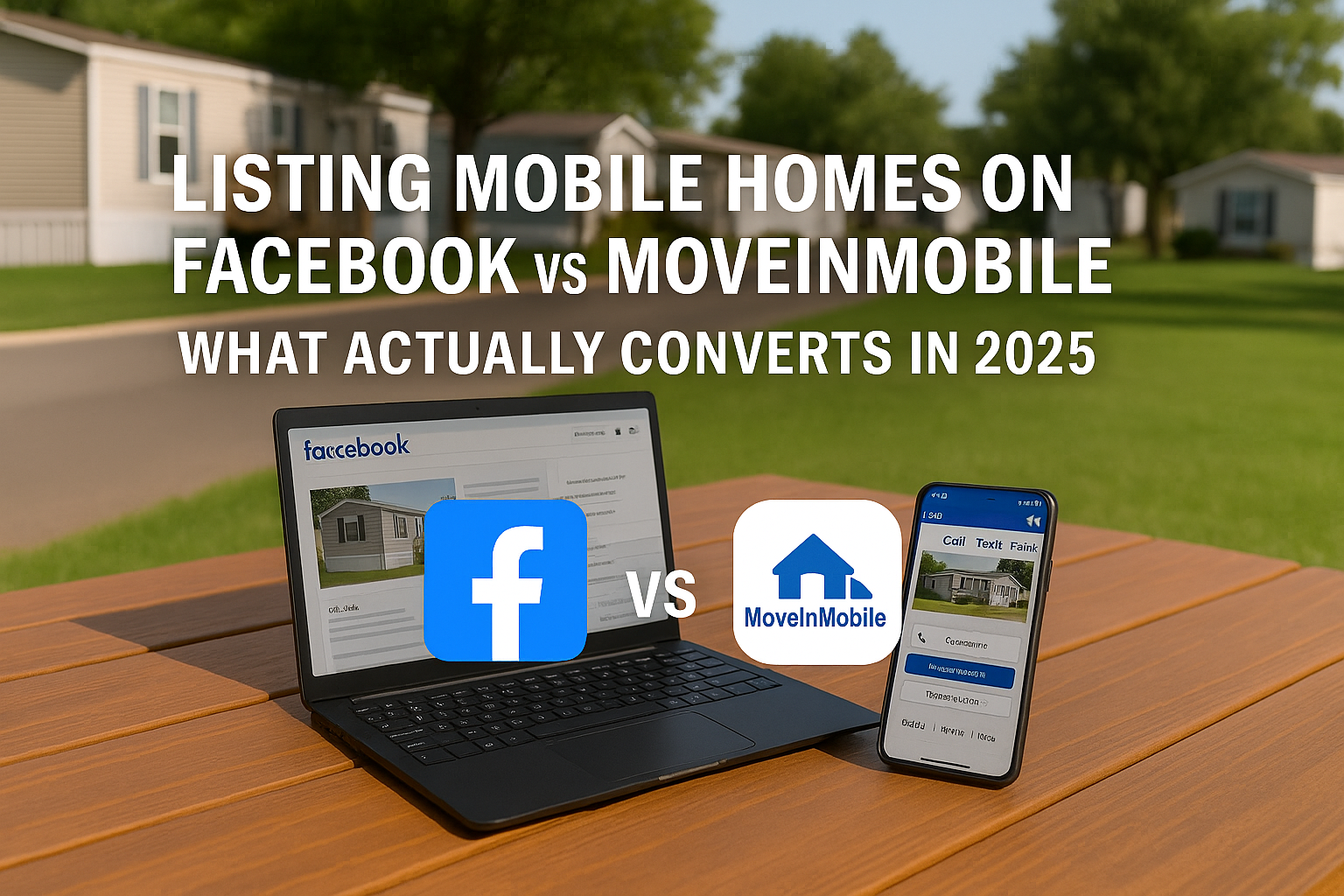 Listing Mobile Homes on Facebook vs MoveInMobile (What Actually Converts in 2025)