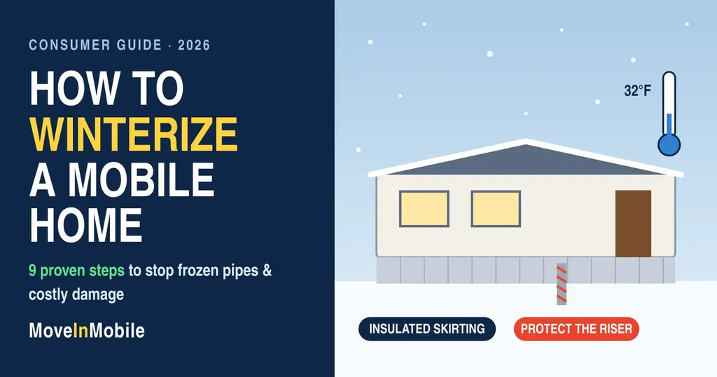 How to winterize a mobile home before the first freeze