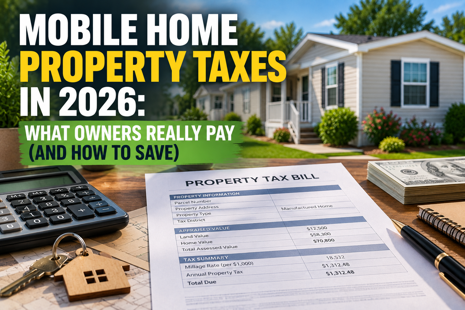 Mobile Home Property Taxes in 2026: What Owners Really Pay (and How to Save)